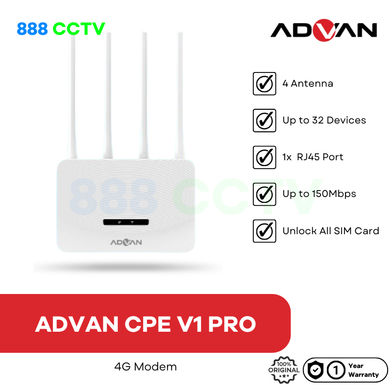 Advan CPE V1 PRO Modem 4G Unlock