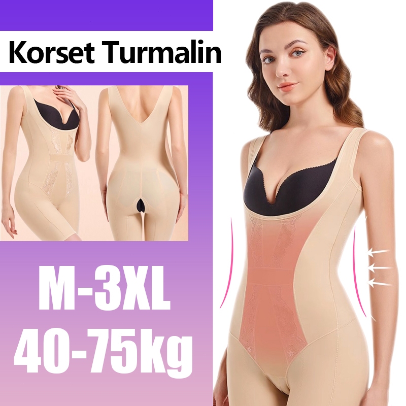 QH Full Body Tourmaline Crystal / Korset Pembakar Lemak Full Body / Mamaway korset pelangsing