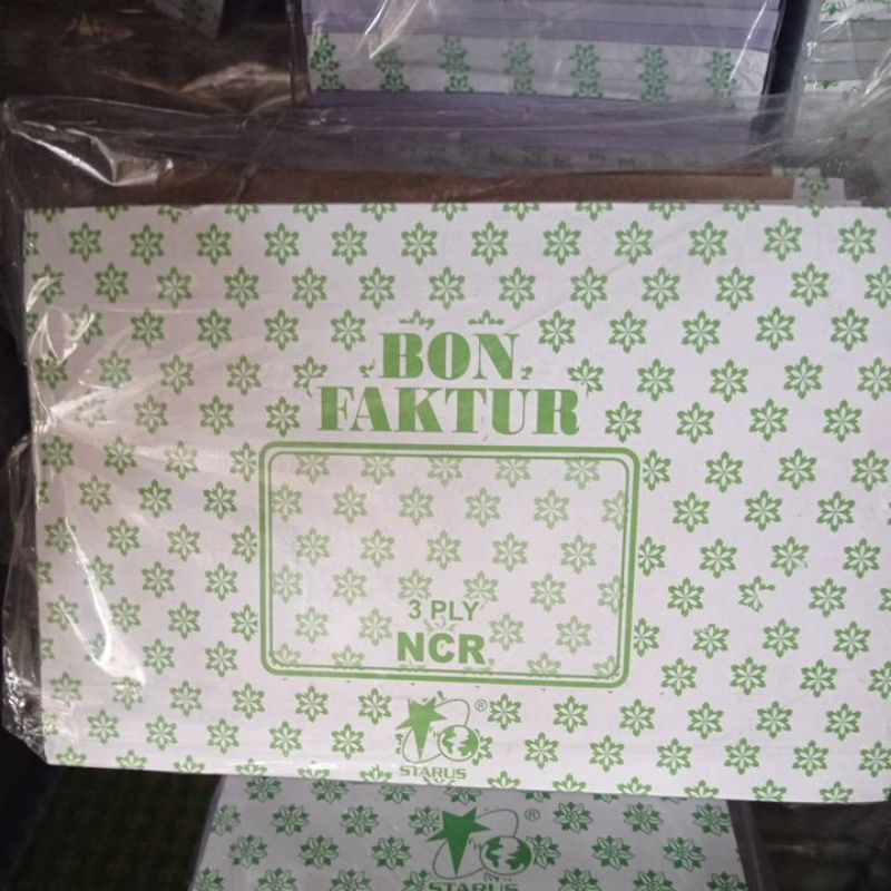 

nota kontan R3/bon faktur R3 merek star 1pcak isi 12pcs