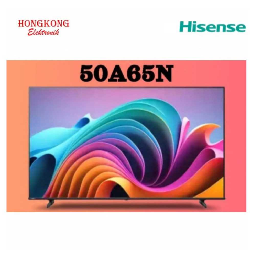 TV HISENSE 50A65N GOOGLE TV 50 A65N 4K UHD ANDROID SMART 50inch