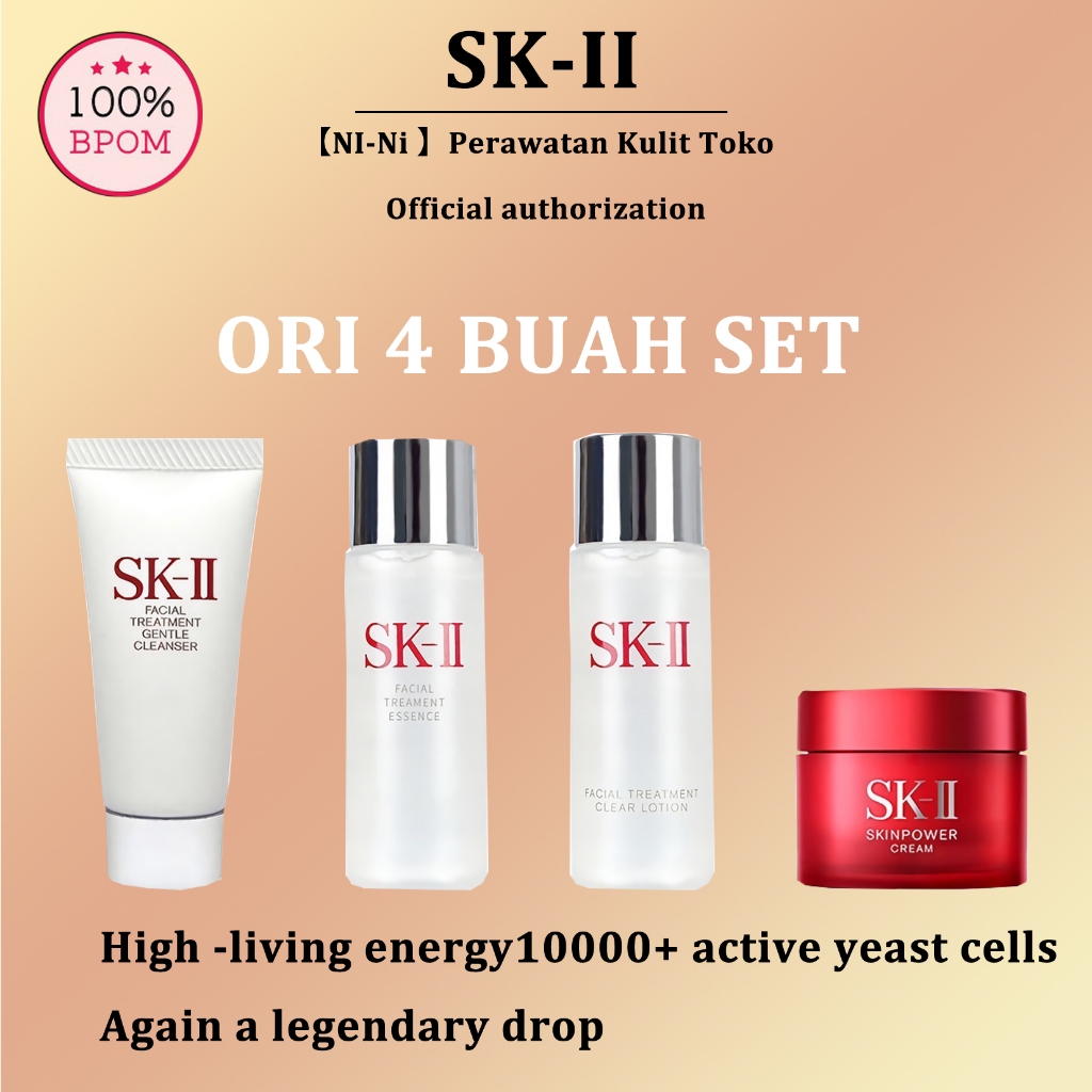 【BPOM】SK-II - 4PCS / Sk ii Facial Treatment Essence / Skii facial treatment gentle cleanser / Sk ii 