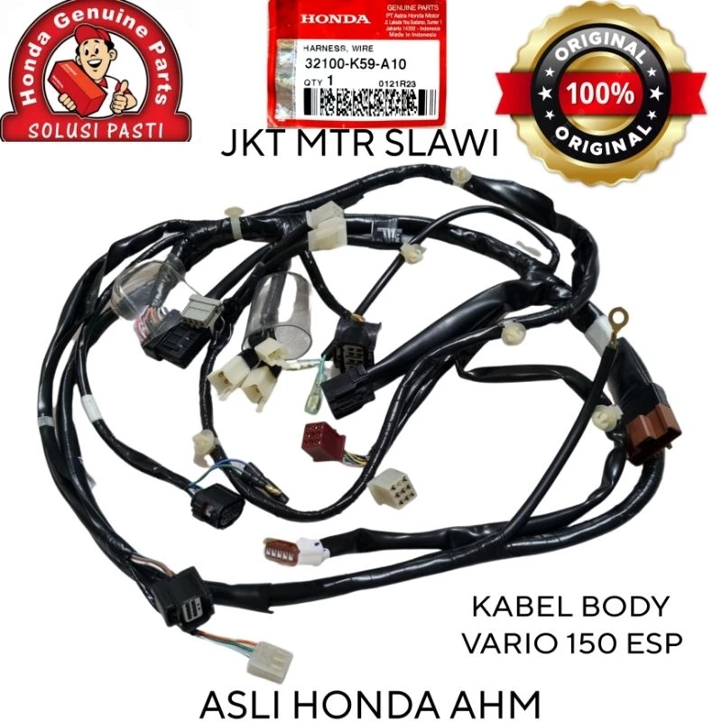 32100-K59-A10 harness wire K59-A10 kabel body assy vario 150 f1 2015-2017 vario 150 pertama, kabel E