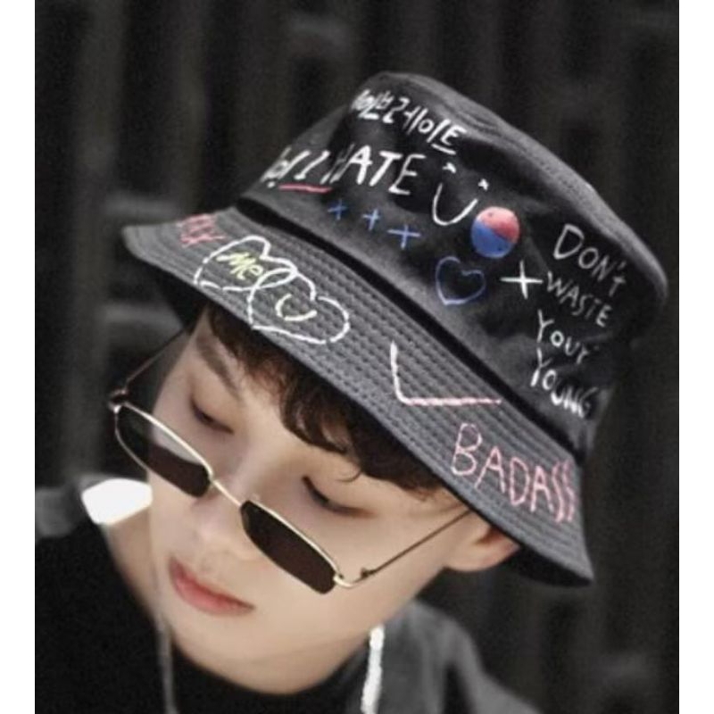 TOPI BUCKET BADAS DEWASA / TOPI K-POP PRIA WANITA / TOPI MOTIF KOREA READY MAKASSAR