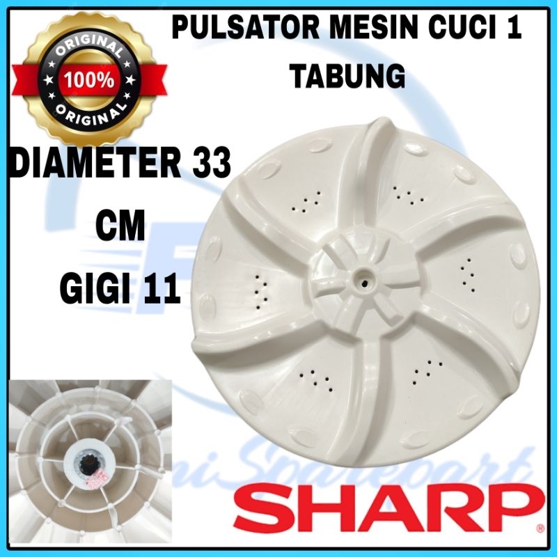 PULSATOR MESIN CUCI 1 TABUNG SHARP DIAMETER 33 CM