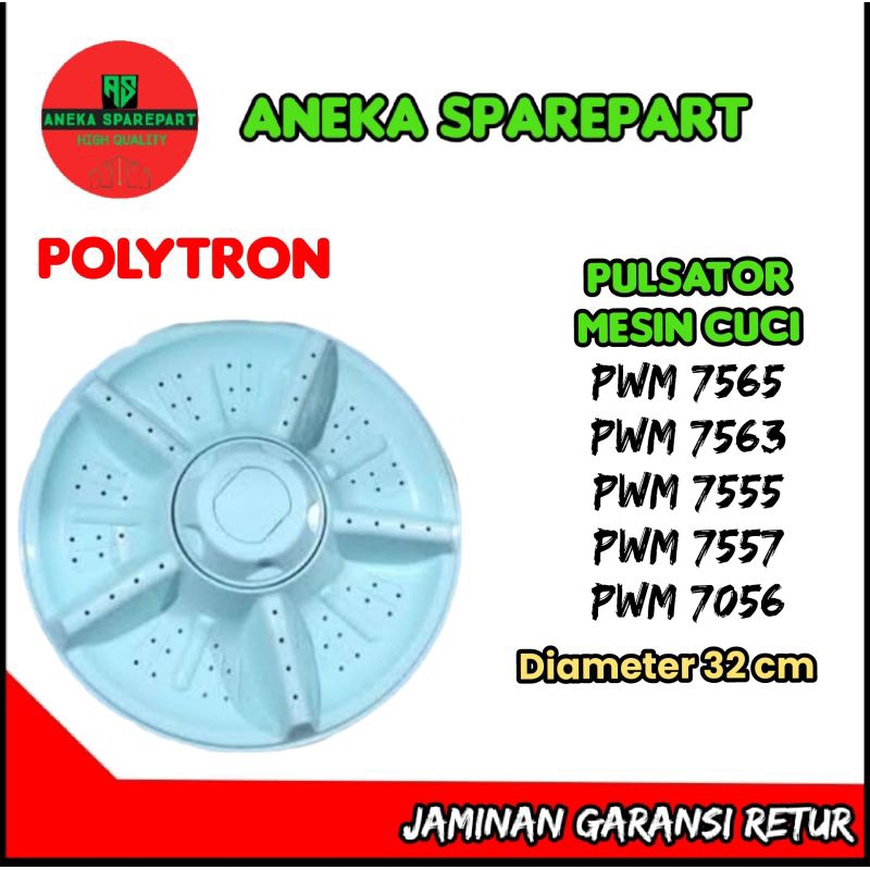 PULSATOR MESIN CUCI POLYTRON PWM-7565/PWM-7563/PW-7555/PWM-7557/PWM-7056