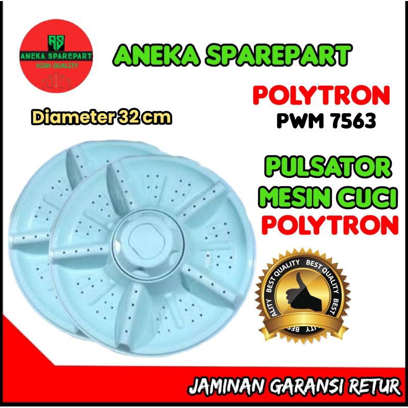 PULSATOR MESIN CUCI POLYTRON PWM 7563 diameter 32cm