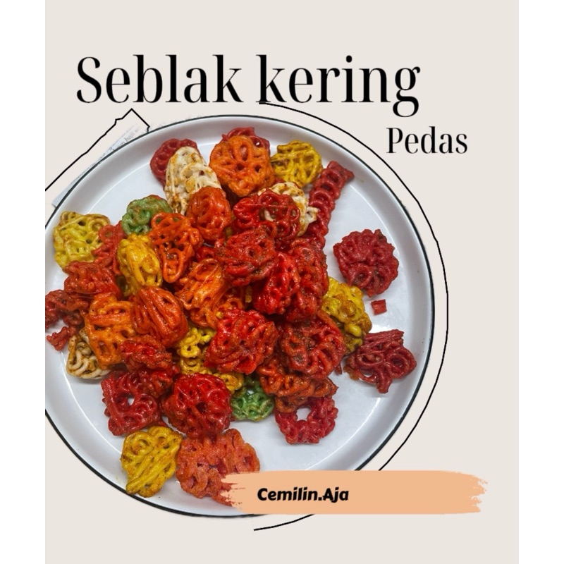 

makanan ringanseblak kering pedas Ori Daun Jeruk