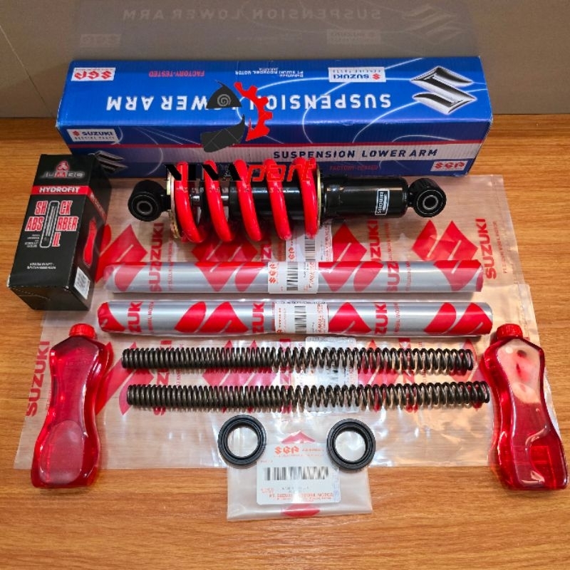 Shockbreaker Belakang Plus As Shock Depan Per Shock Oli Shock Seal Shock Suzuki Satria 2tak 2 Tak Hi