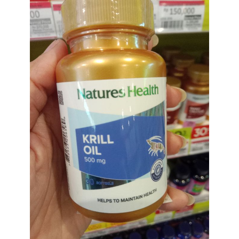 Nature's Natures Health KRILL OIL 500mg 30 softgels