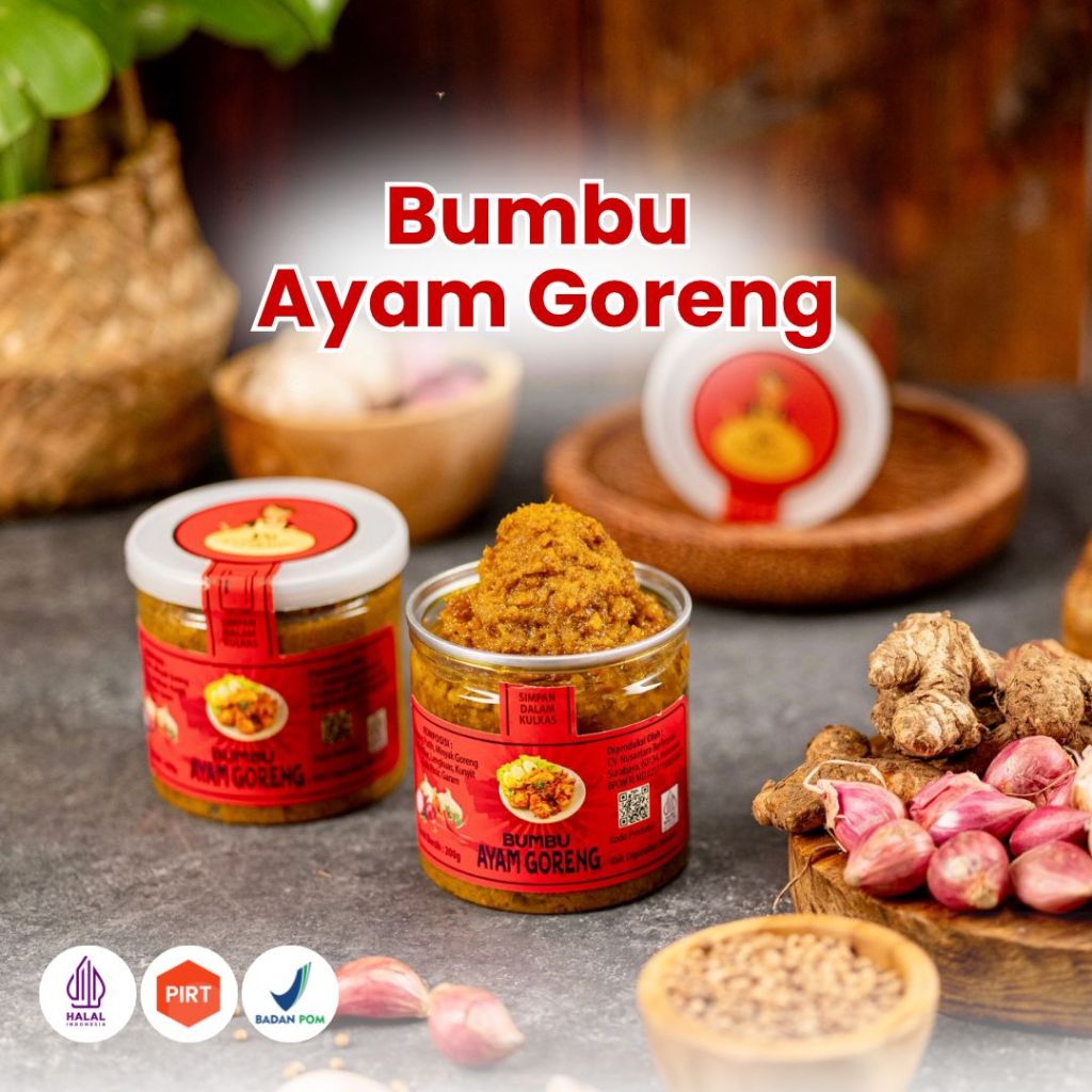 

Yo.Cooking Bumbu Ayam Goreng berat 200gr Bpom - Bumbu Instan - Bumbu Praktis - Mantap Medok enak nampol - Rasa enak- Bumbu viral - Bumbu dapur - Masak sat set