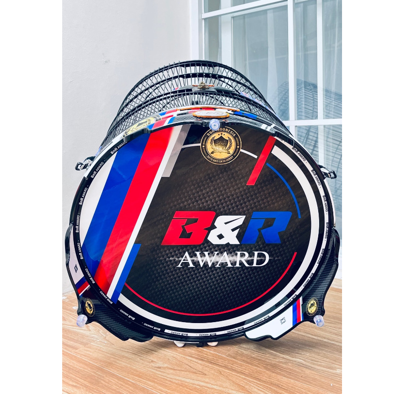 Sangkar Murai BNR AWARD New Series Decal PvC size No.2 Limited Edition