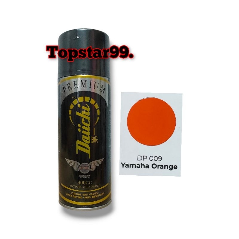 Pilok Cat Daichi Premium Oren Yamaha Orange Glossy Mengkilap 009 Daici 400cc