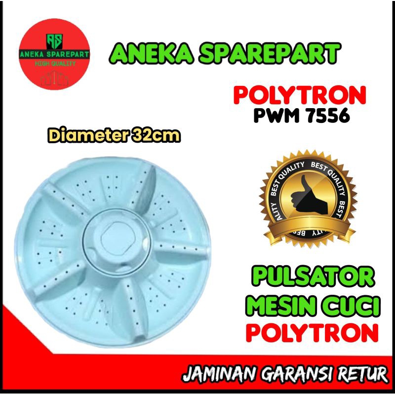 PULSATOR MESIN CUCI POLYTRON PWM-7556 DIAMETER 32