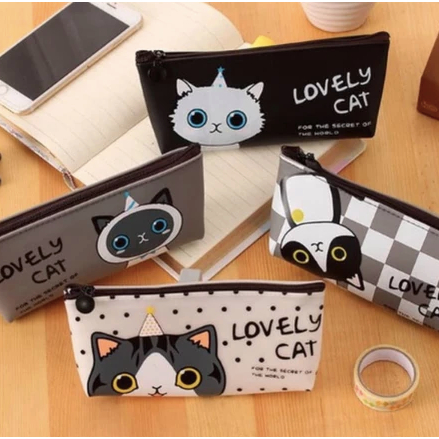 

TEMPAT PENSIL KUCING / TEMPAT PENSIL ANAK LUCU KARAKTER KUCING