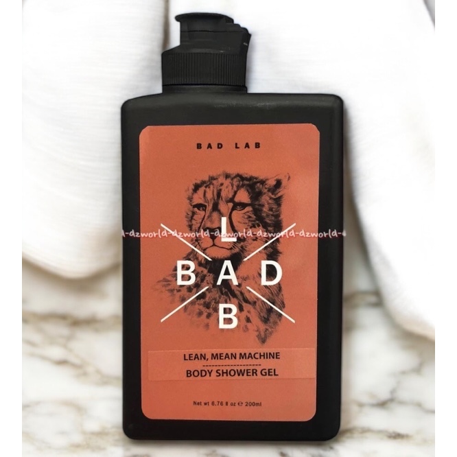 Bad Lab Lean 200ml Mean Machine Body Shower Gel Sabun Mandi Pria Men's Badlab