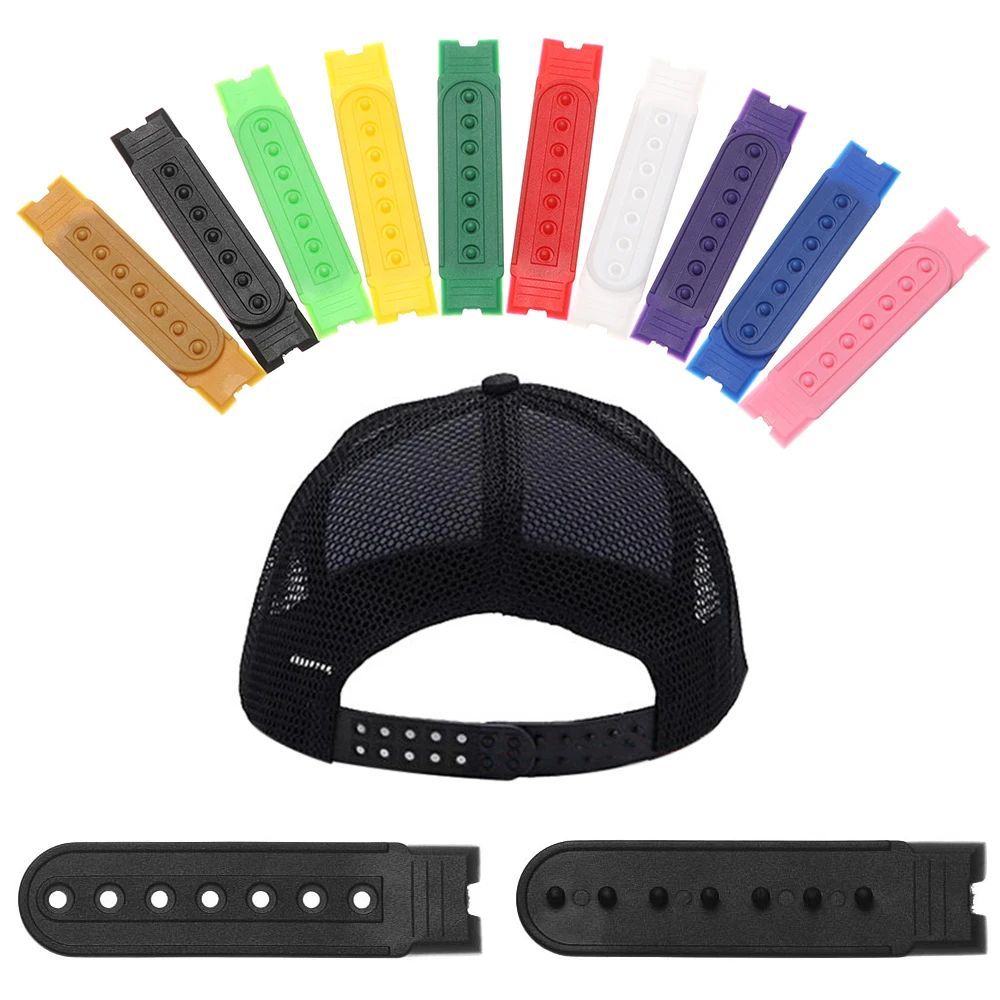 Aksesoris Topi Gesper Aksesoris Trucker Caps Gesper lubang 1 baris Strap Extender Snapback Cap 10 Pa