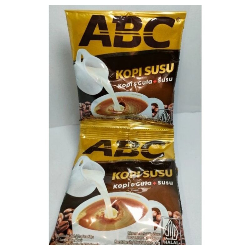 

Kopi ABC Susu 1 renceng 10 sachet