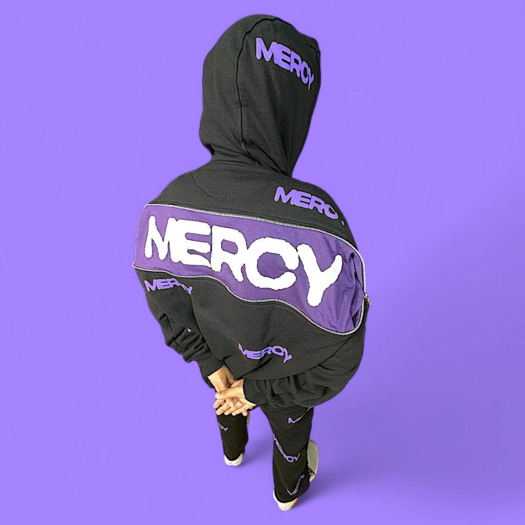 BRTWL One Set | Hoodie Zip Oversize & Baggy Pants - Mercy Black Series