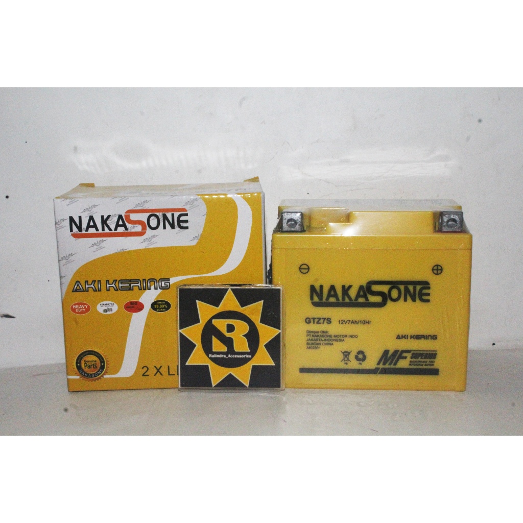 AKI MOTOR VARIO 125, CB 150R OLD/NEW, SATRIA FU GTZ7S AKI KERING 2X Lebih Awet Dari AKI Biasa