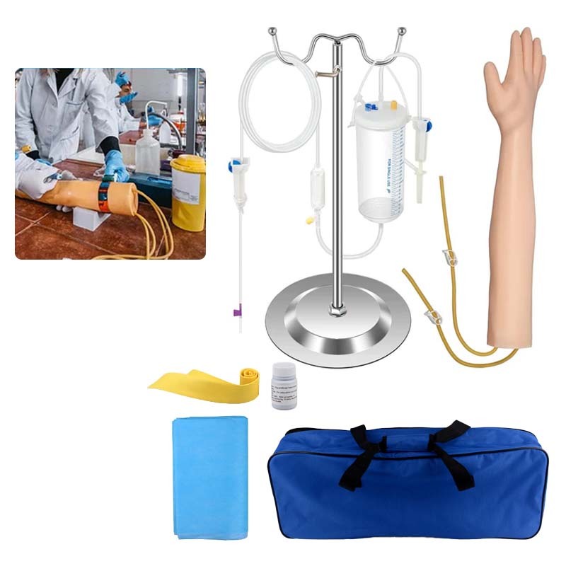 Set Manekin Lengan Infus Set Manekin Injeksi Silikon Manekin Phantom Alat Peraga