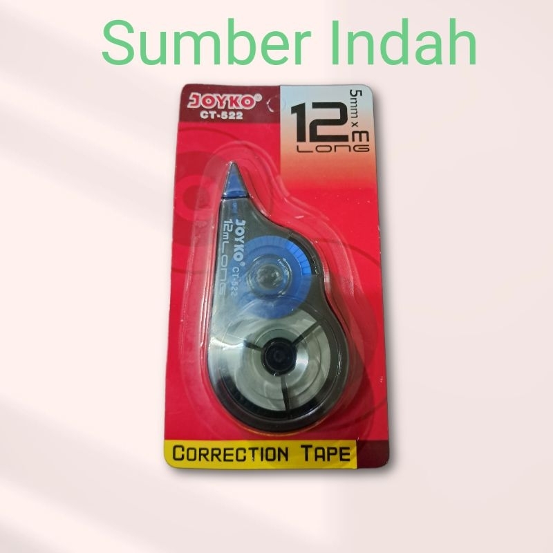 

correction tape joyko ct -522 tip ex kertas roll 12 meter