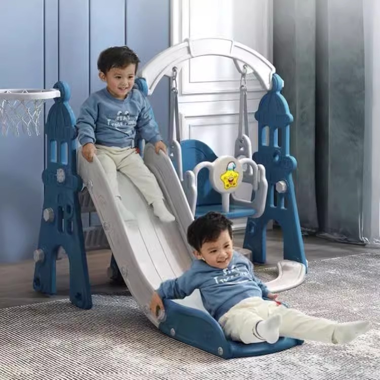 【GoodStar】3in1 Besar Mainan Jerapah Anak Premium Dilengkapi Ayunan Dan Ring Basket Seluncuran Anak M