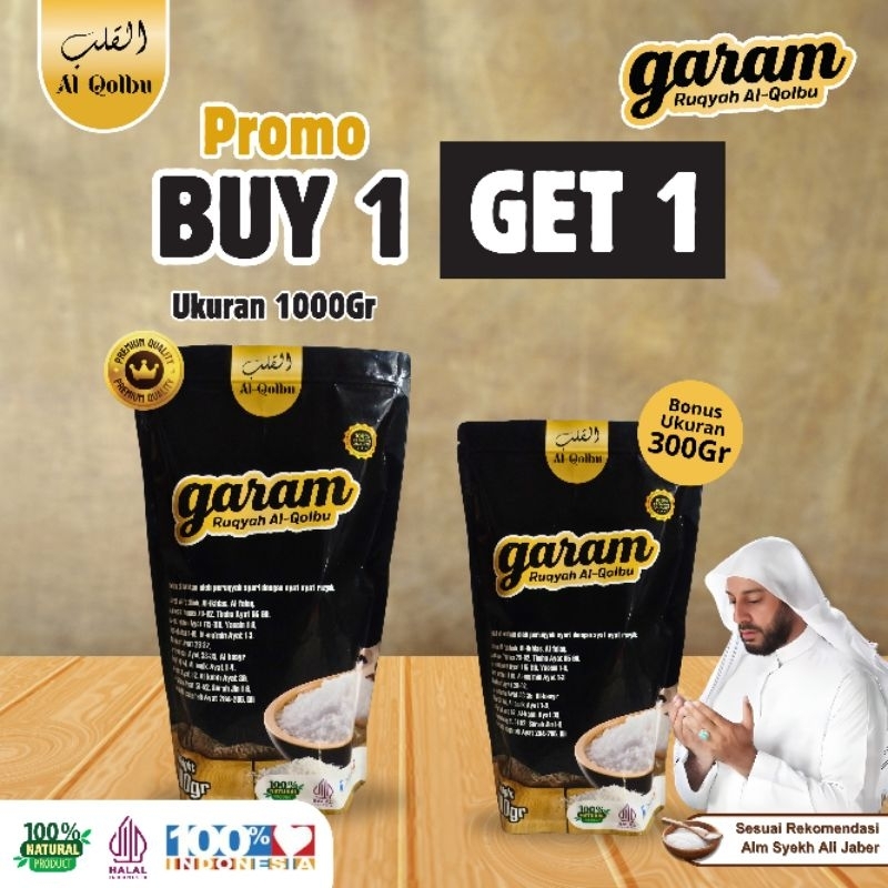 

AL-QOLBU GARAM RUQYAH 100% ORIGINAL | MEMBUANG AURA NEGATIF | BELI 1 GRATIS 1