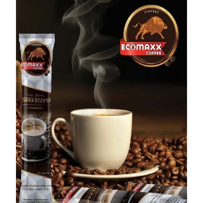 

Ecomaxx Coffee Kopi Kesehatan Pria & Wanita Origina 1 Box Isi 10 Sachetl
