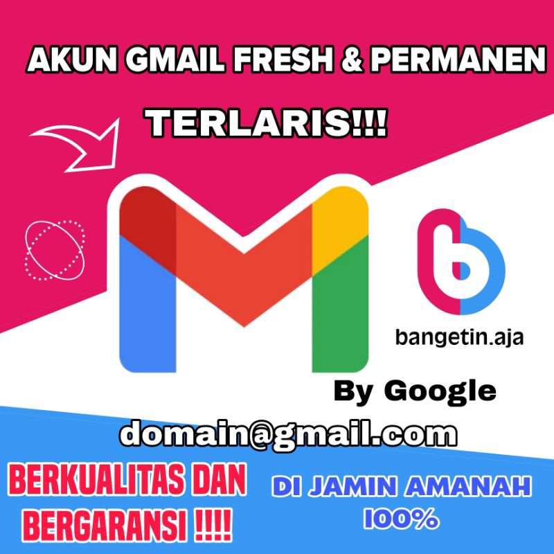 AKUN GMAIL PERMANEN BERGARANSI 7HARI TERLARIS
