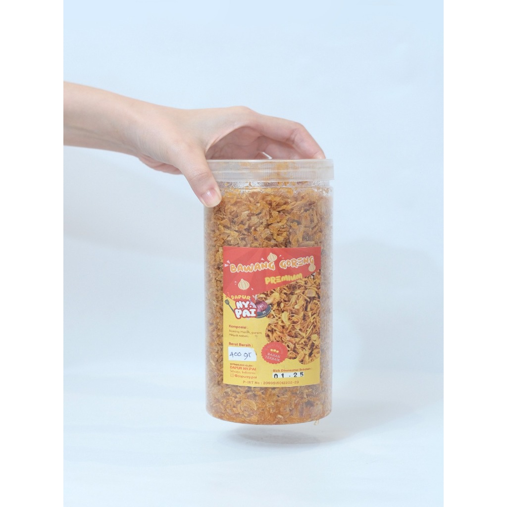 

Bawang Goreng Premium NY.Pai 400gram
