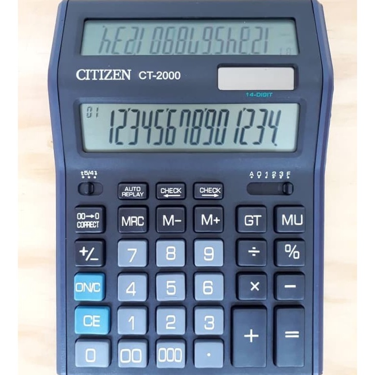 

Mega KALKULATOR CITIZEN CT 2 14 DIT KALKULATOR 2 LAYAR CITIZEN CT 2 14 DIT