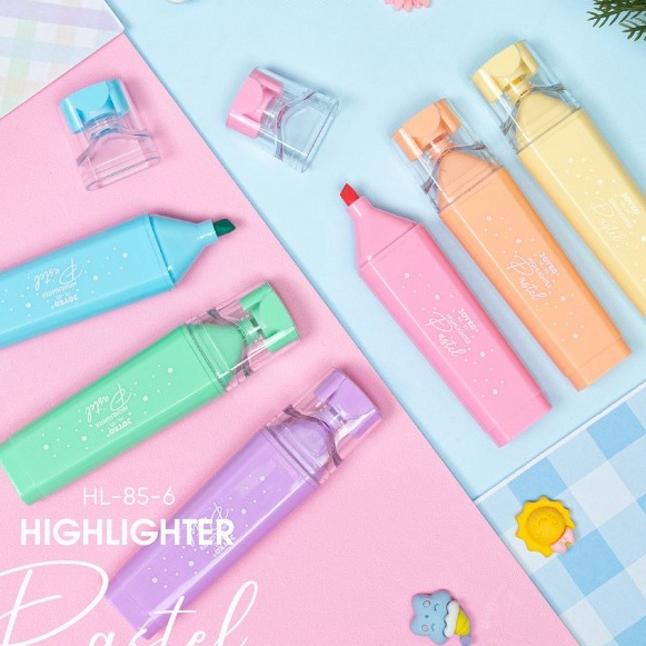 

Ekstra Penanda Berwarna Hhlhter Joyko HL85 6 Warna Pastel