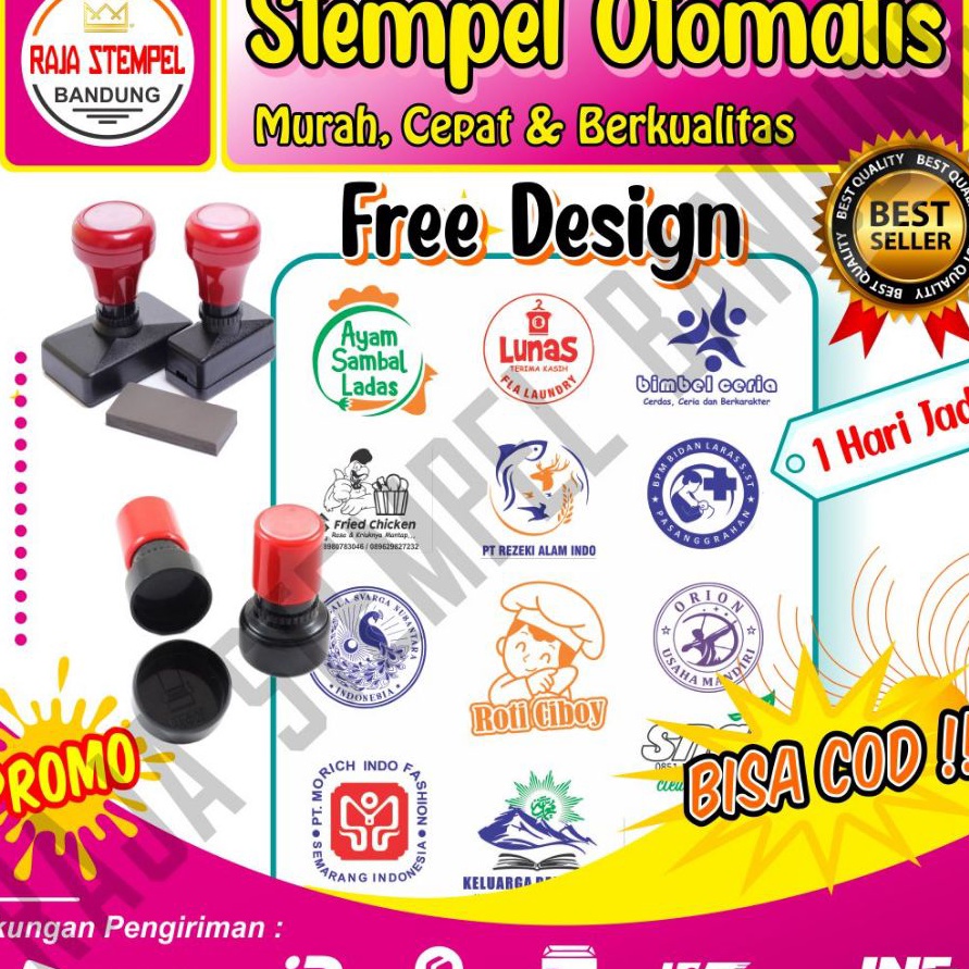 

Terbatas STEMPEL FLASH OTOMATIS TANPA BANTALAN STAMPEL USAHA ONSHOP STEMPLE LOGO STAMPLE NAMA LUNAS