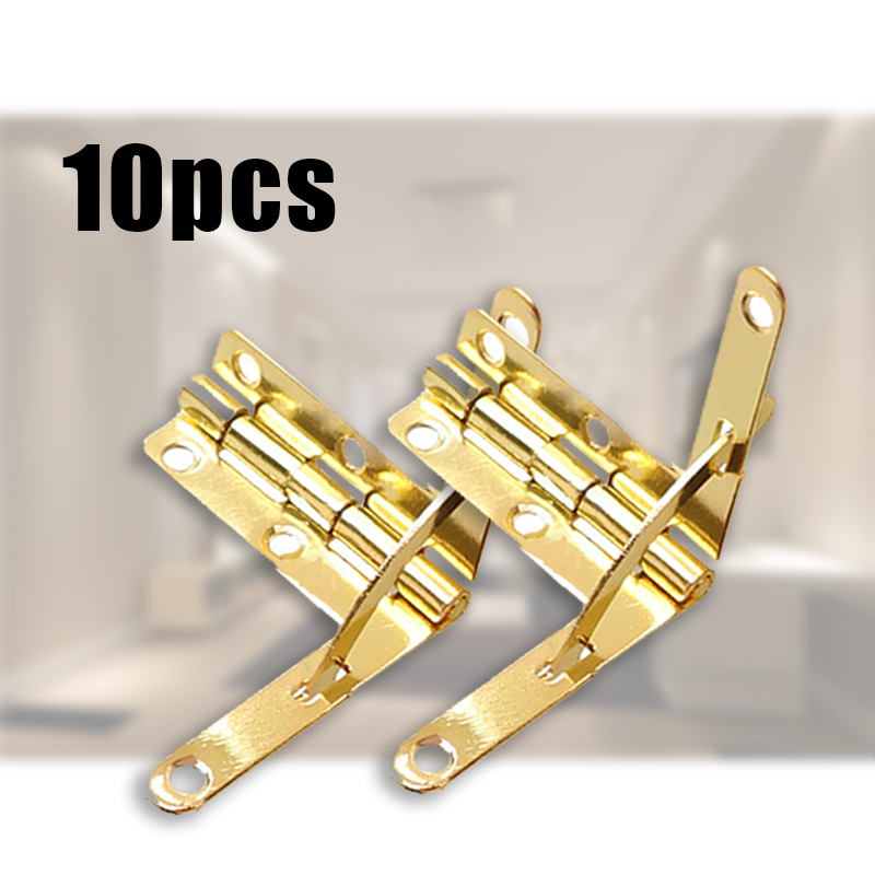 10pcs Engsel L untuk Box putar engsel L sudut 90 " Engsel Kotak Perhiasan
