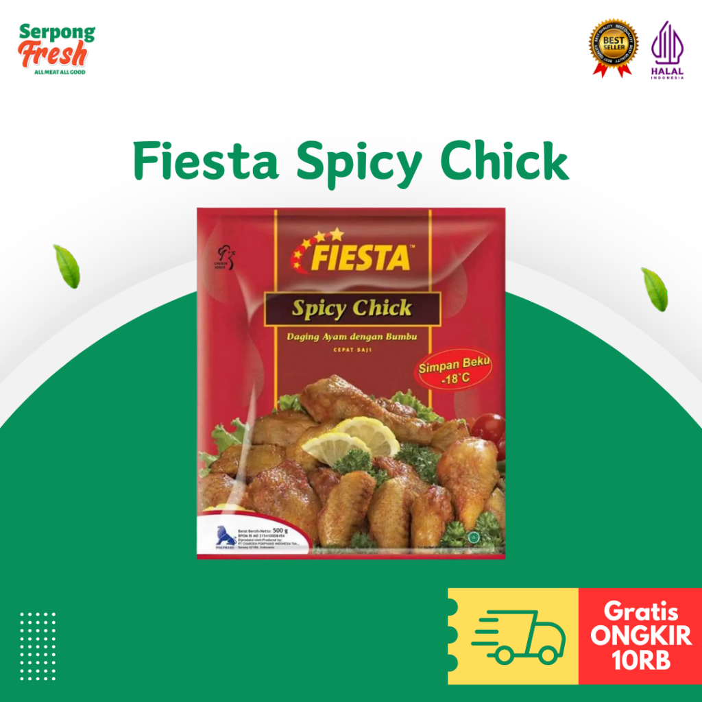 

Fiesta Spicy Chick 500gr / Daging Ayam Bumbu