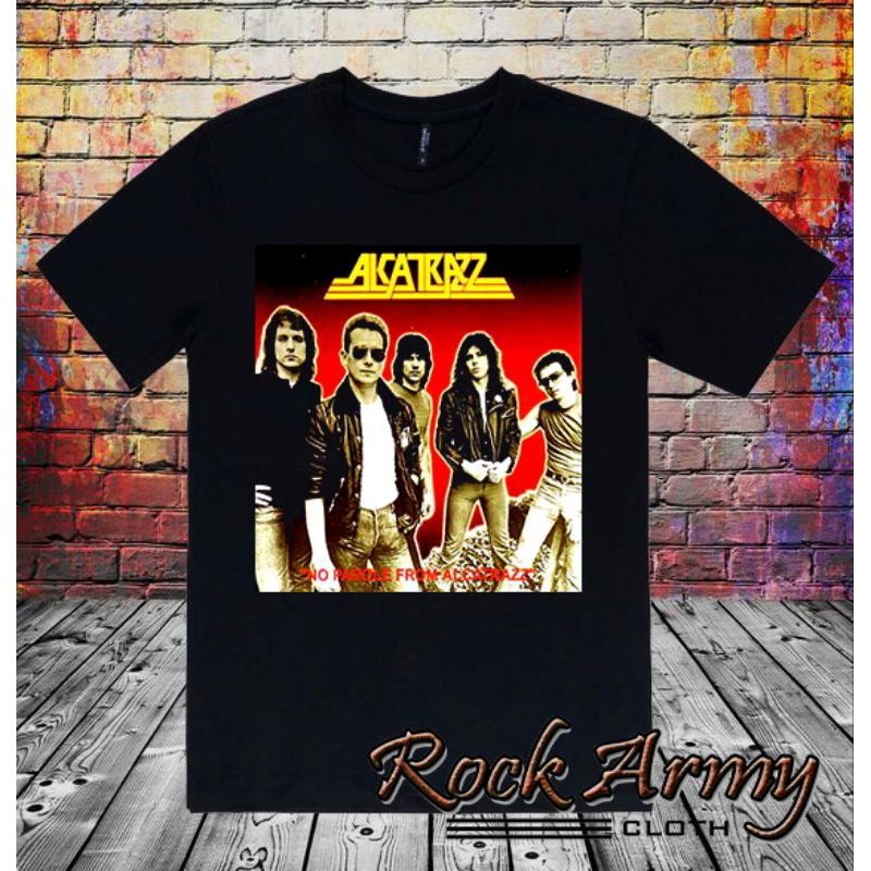 KAOS BAND METAL | T-SHIRT BAND KLASIK ROCK | PUNK | GRUNGE PRIA WANITA | ALCATRAZ