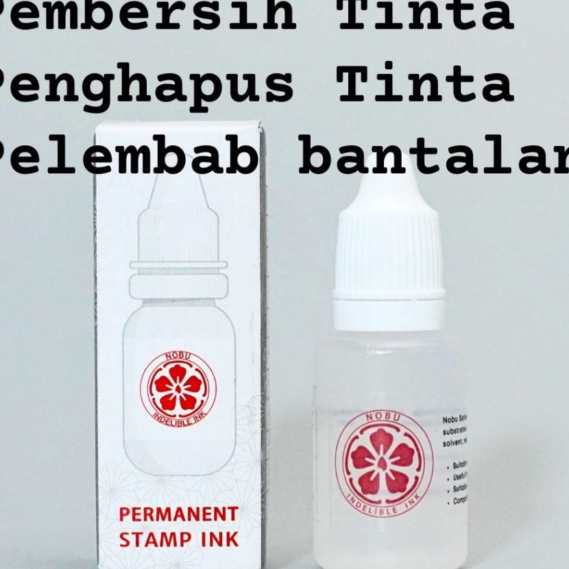 

Langka Nobu Ink Remover Pembersih penghapus tinta stempel Nobu Ink