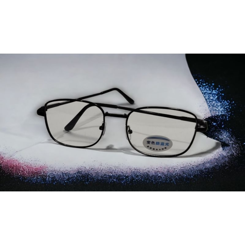 R-001 Kacamata Style Photocromic Korea Premium + Anti Radiasi + Anti Debu Black