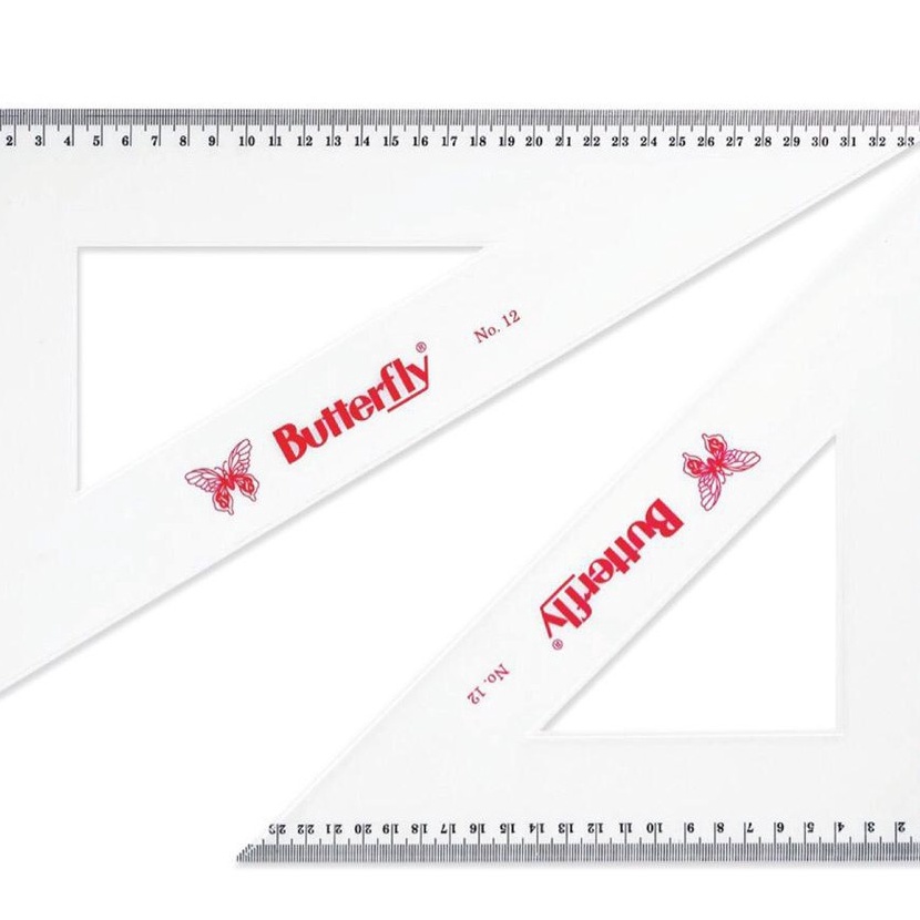 

HJ6 Butterfly Set Penggaris Segita No 12 BT No 12