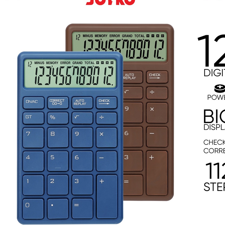 

Grosir Calculator Kalkulator Joyko CC55CO 12 Dits Check Correct