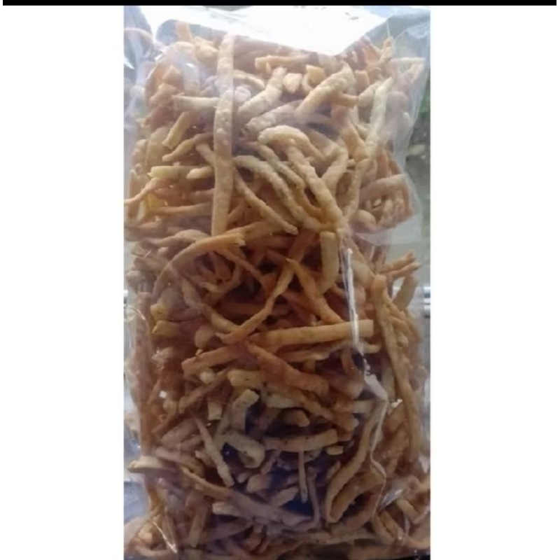 

Snack pedas sistik/stik pangsit bawang berat 1kg