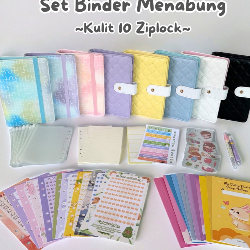 

Hot Binder Keuangan Lengkap A6 Set 1 Ziplock Premium Menabung Sinking Fund Seru gemarnabungid
