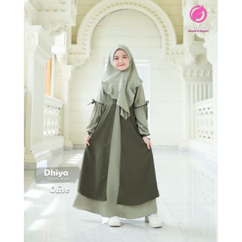 Dhiya Dress Kids by Fania Hijab