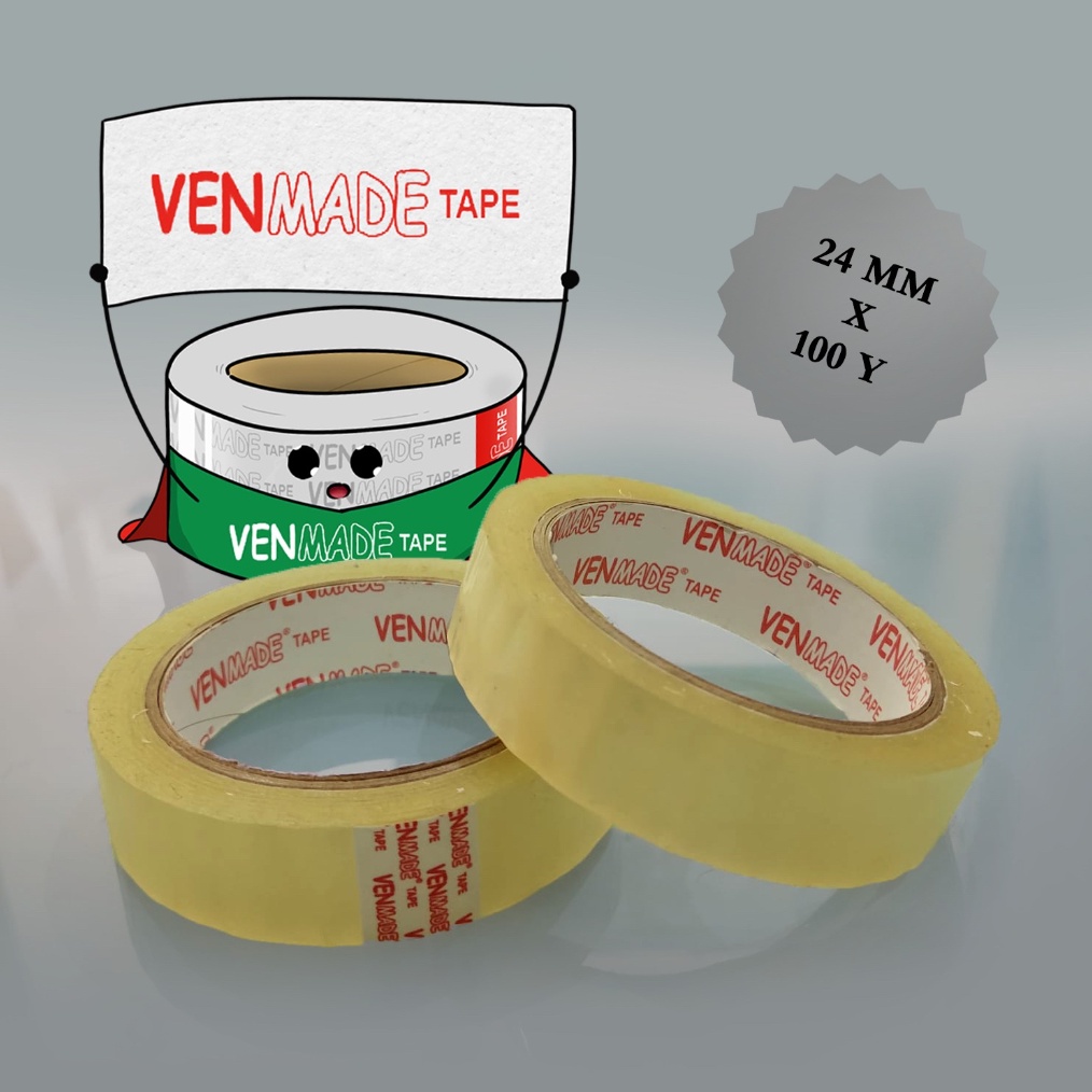 

Hemat 3 Produk ISOLASI SEDANG 24MM x 1 YARD MERK VENMADE PRODUKSI SENDIRI