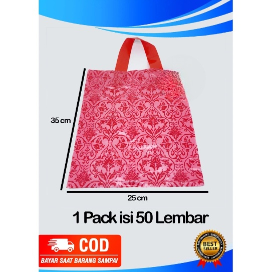 Plastik SOFT HANDLE BATIK 25x35 Motif Batik isi 50 Lembar KING SEVEN