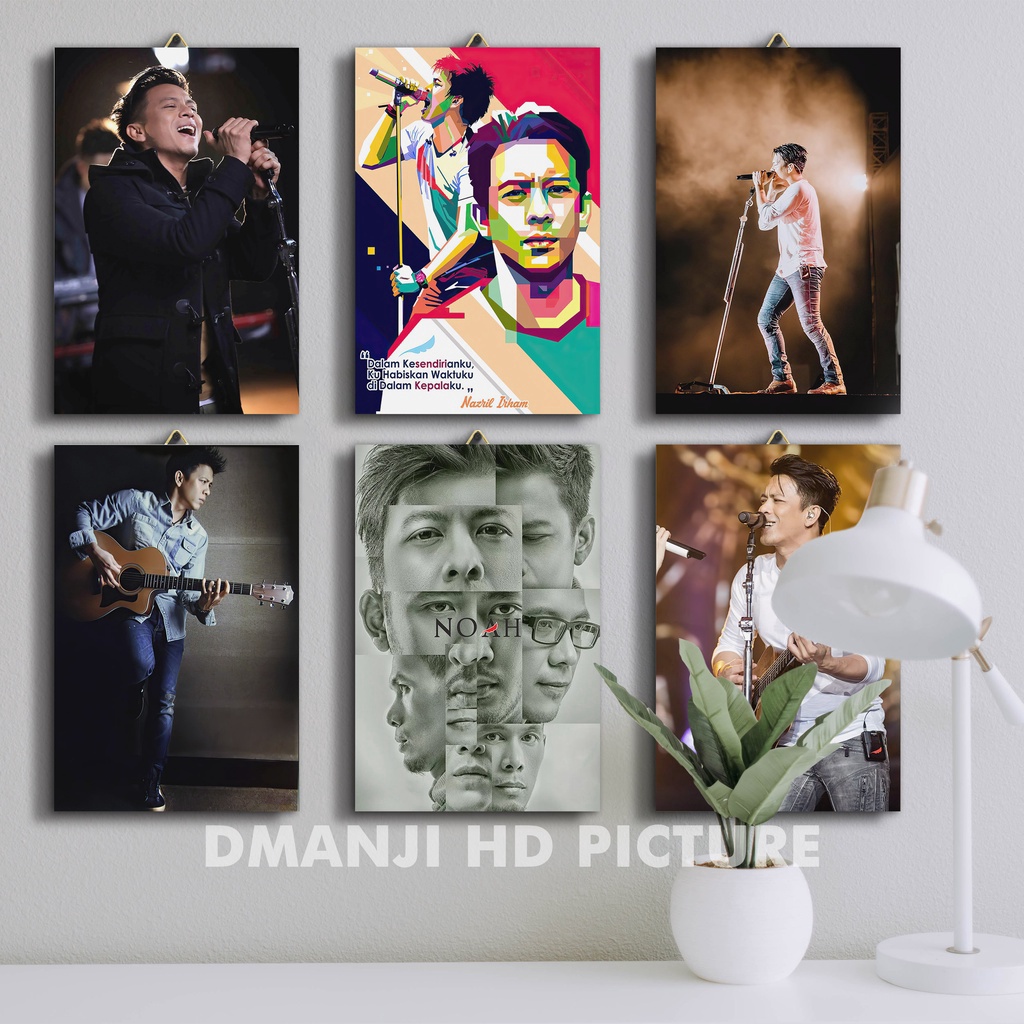 Diskon Produk POSTER KAYU ARIEL NOAH  HIASAN DINDING BAND NOAH  PAJANGAN DINDING KAMAR TIDUR  POSTER