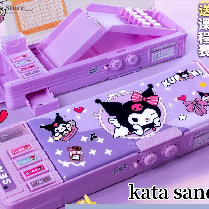

Murah In Gaya Cinnamoroll Kotak Alat Tulis Multifungsi Kunci Kode Perempuan Pensil Dua Sisi Bernilai Tinggi Kapasitas