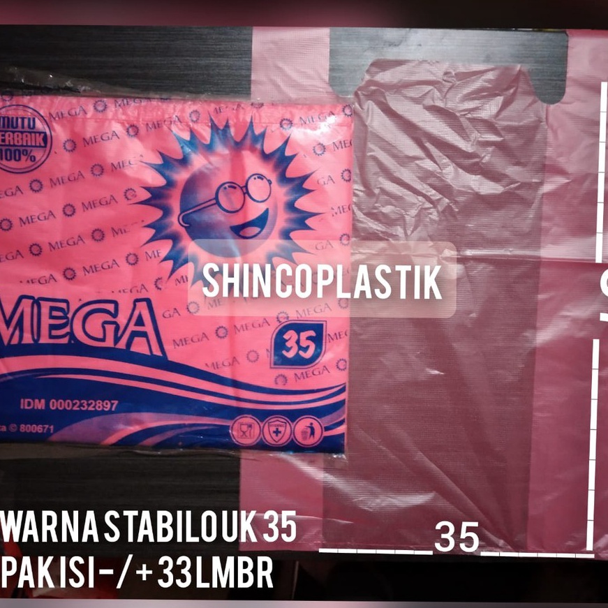 

KI3 kantong plastik warna stabilo ukuran 35