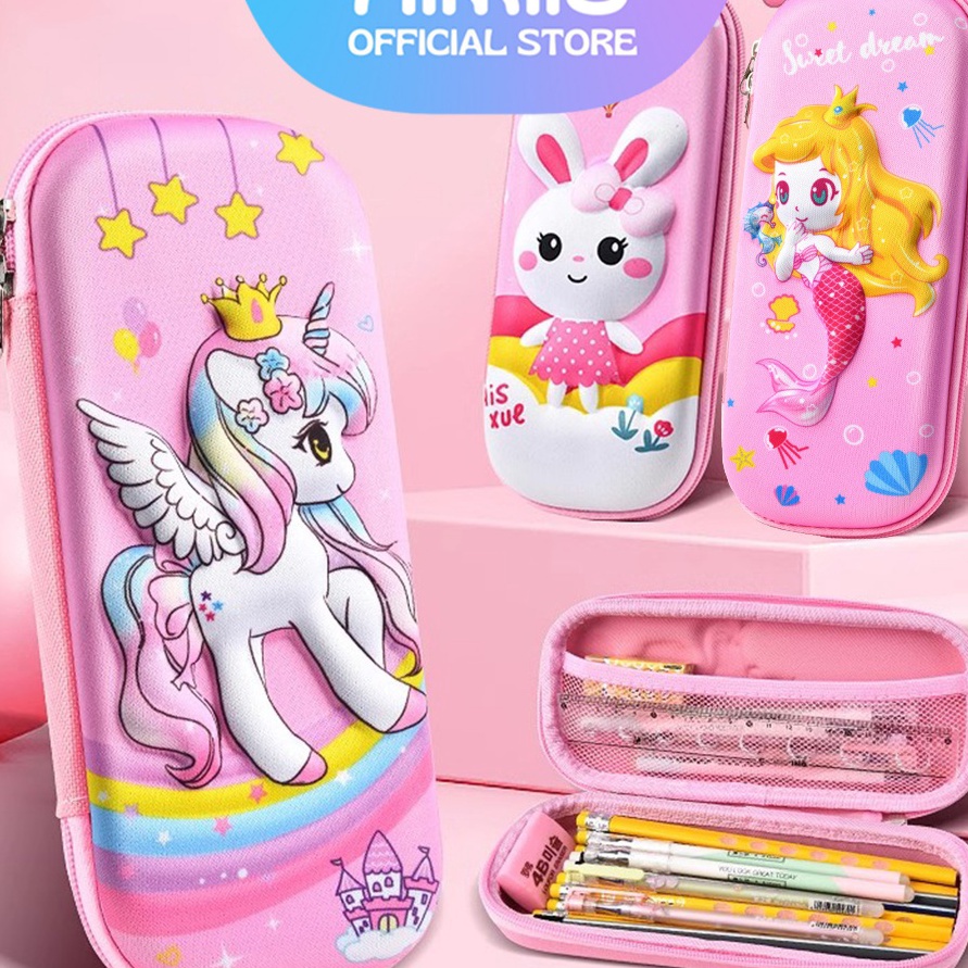 

KI3 Aimilo Tempat Pensil Aesthetic 3D Tempat Pensil Anak Perempuan Wateroof Kotak Pensil Anak Laki Laki Alat Tulis Sekolah