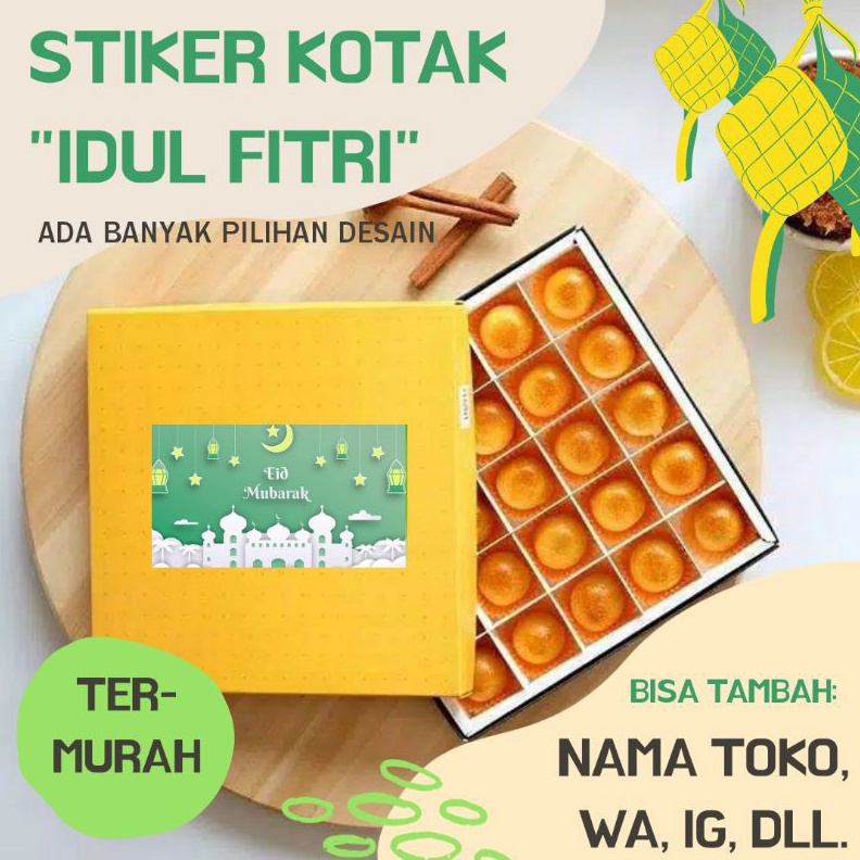 

Belanja Hemat Di Sini mp64 3pcs stiker label Ramadhan segel box label kemasan segel Hampers stiker Lebaran